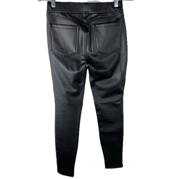 Sanctuary Black Faux Leather Skinny Pants XS - Picture 2 of 4